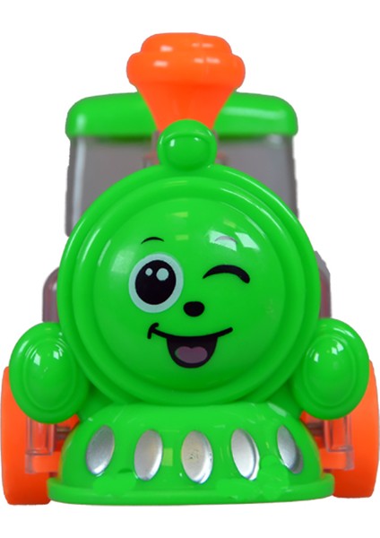 Ctoy Işıklı Sesli Şeffaf Tren Yeşil