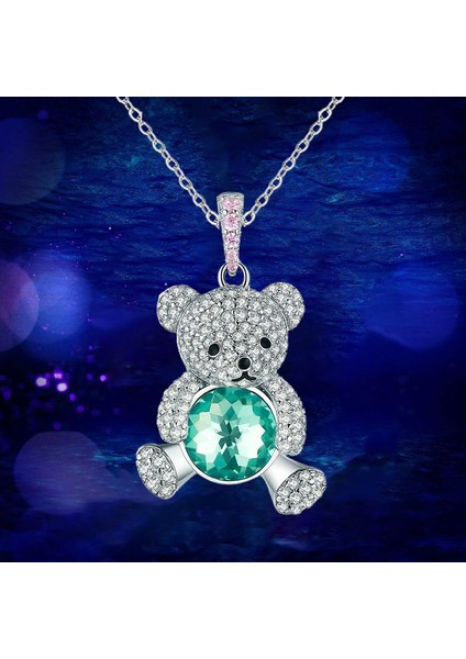 N101160 Kişilik Sevimli Ayı Kolye Yuvarlak Kolye Bebek Kız Kore Moda Kawaii Ayı Kolye Hediye Takı Için Uygun (Yurt Dışından) fırsatları