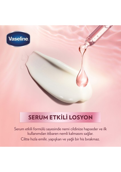 Gluta Hya Serum Etkili Losyon 200 ml + Vaseline Gluta Hya Serum Etkili UV Losyon 200 ml