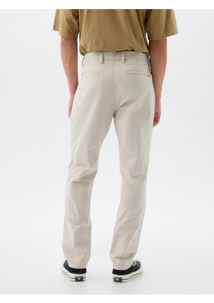 Erkek Gri Slim Fit Modern Khaki Pantolon