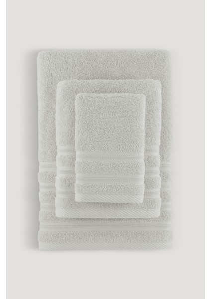 Pure Bukle Bordürlü Havlu 30X50