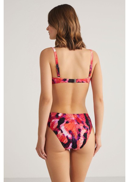 Marıposa Desenli Kaplı Straplez Bikini modelleri