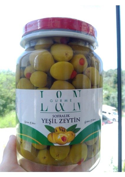 Ln Gurme Biberli Yeşil Zeytin 1 kg