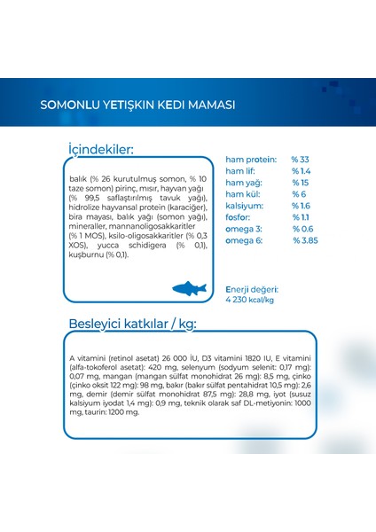 Cat Speciality Line Monoprotein Adult Somonlu Yetişkin Kedi Maması 1.5 Kg