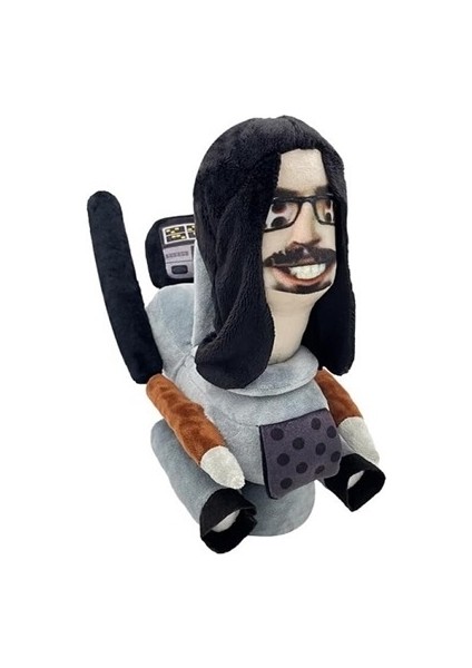 Skibidi Tuvalet Peluş Geeky Isa Skibidi Tuvalet Peluş Şekil Cadılar Bayramı Noel Doğum Günü Partisi Hediyeleri (1 Adet Geeky Isa Adam) (Yurt Dışından)