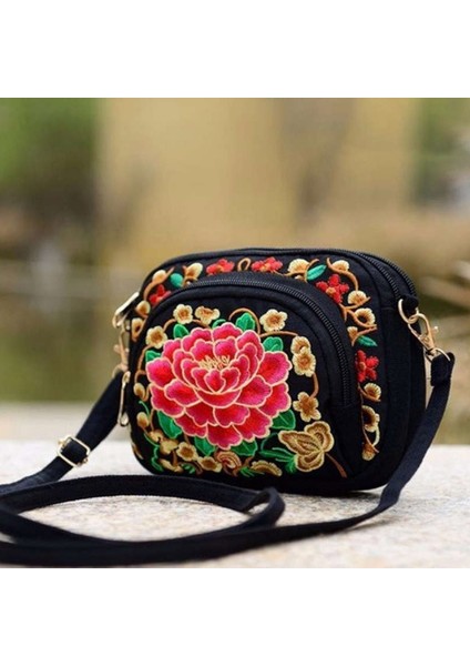 Moda Mini Etnik Açık ve Alışveriş Kız Aksesuarları Seyahat Jakarlı Kanvas Crossbody Omuz Çantaları Çanta Messenger Çanta Çanta (Yurt Dışından) modelleri