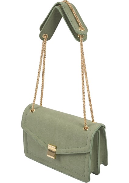 Retro Moda Kadın Kare Çanta Yeni Mat Pu Deri Kadın Çanta Zinciri Omuz Messenger Çanta (Yeşil) (Yurt Dışından) fırsatları