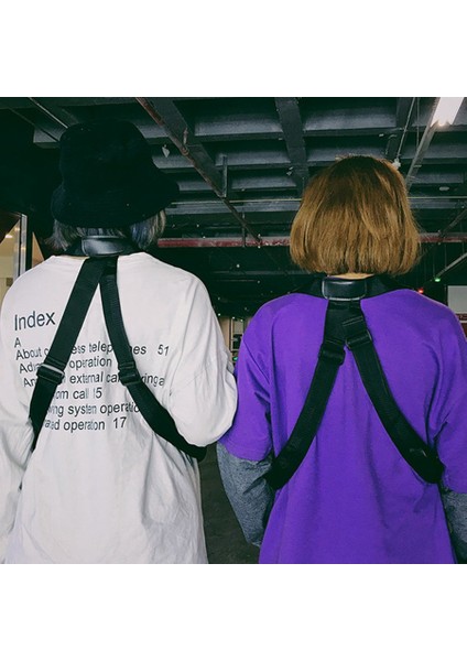 Moda Göğüs Rig Çanta Kamuflaj Yelek Koşum Ön Paketi Kılıfı Hip Hop Sokak Fonksiyonel (Yurt Dışından) indirimleri