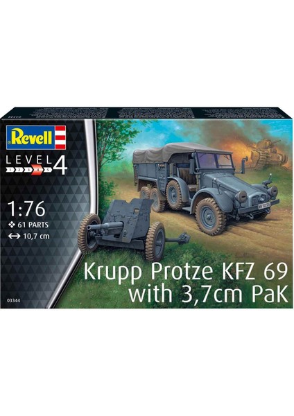 1:76 Krupp Protze Kfz 69 With 3,7cm Pak VSO03344