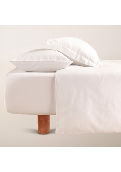 Lia Nevresim Seti Tek Kişilik Beyaz 160X220