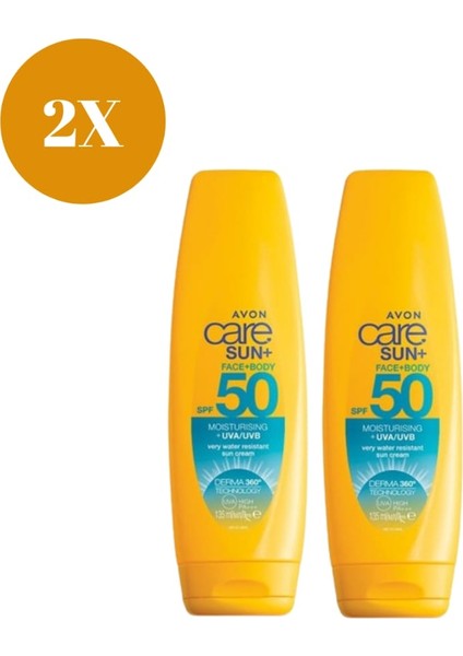 Care Sun Yüz ve Vücut Güneş Kremi SPF50 2'li 135 ml