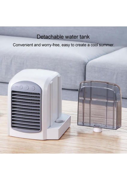 WT-F10 Taşınabilir Avrupa Tarzı Su Soğutmalı Fan Gri (Yurt Dışından)