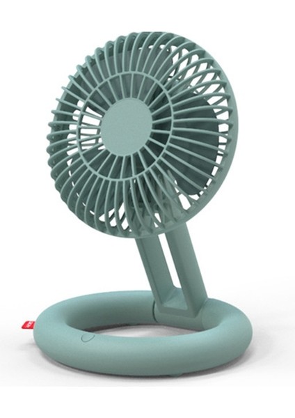 Mini Handhd Taşınabilir Döşeme Masaüstü Katlanır Fan Yeşil (Yurt Dışından)