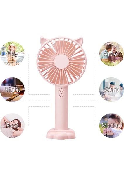 N10 Çok Fonksiyonlu Handhd Masaüstü Tutucu Ectric Fan Kırmızı (Yurt Dışından) fiyatları