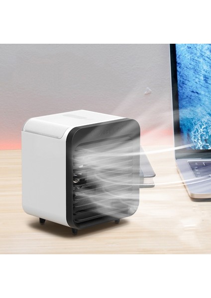 Nemlendirme USB Fanı Siyah Beyaz (Yurt Dışından)