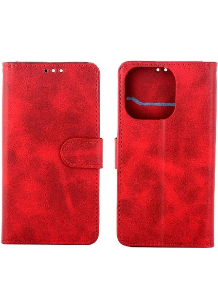 IPhone 14 Için Filp Durumda Pro Tam Koruma Kartı Tutucu Kickstand Pu (Yurt Dışından)