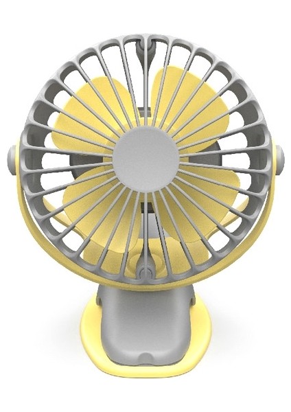 Yaratıcı Cep Telefonu Braketi Karikatür Sprey Mini Fan Taşınabilir USB Fan Gri (Yurt Dışından)