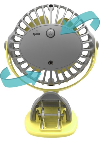 Yaratıcı Cep Telefonu Braketi Karikatür Sprey Mini Fan Taşınabilir USB Fan Gri (Yurt Dışından) fırsatları