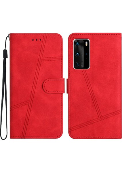 Huawei P40 Pro Için Flip Case Cüzdan Pu Deri Flip Folio Tam Koruma (Yurt Dışından) indirimleri