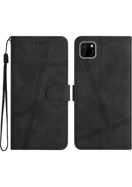 Huawei Huawei P Bilek Kayışı Için Flip Case Flip Folio Kart Yuvaları Tutucu Manyetik (Yurt Dışından)