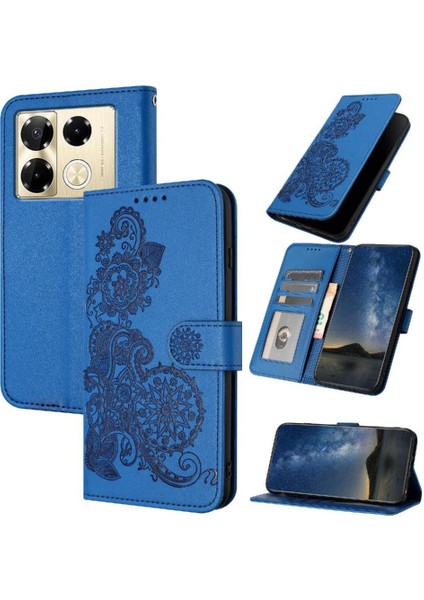 Infinix Not Için Flip Case 40 Pro 4g/5g Flip Folio Kitap Kickstand Pu ile (Yurt Dışından)