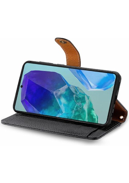 Samsung Galaxy M55 Fermuar Aşk Deri Kılıf Cüzdan Için Flip Case (Yurt Dışından)