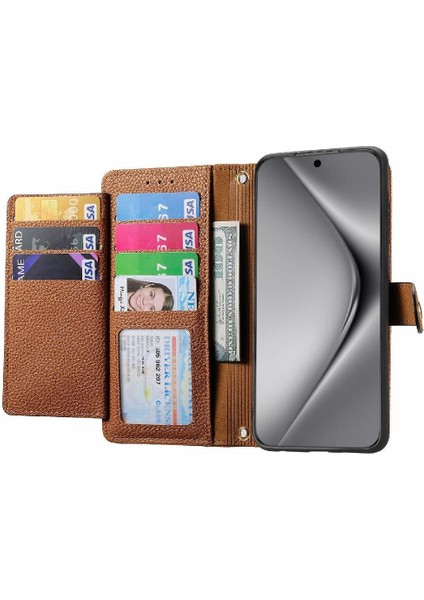 Huawei Pura 70 Pro Için Flip Case Artı Aşk Cüzdan Fermuar Darbeye Vaka (Yurt Dışından)