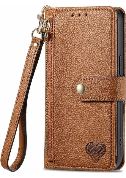 Huawei Pura 70 Pro Için Flip Case Artı Aşk Cüzdan Fermuar Darbeye Vaka (Yurt Dışından)