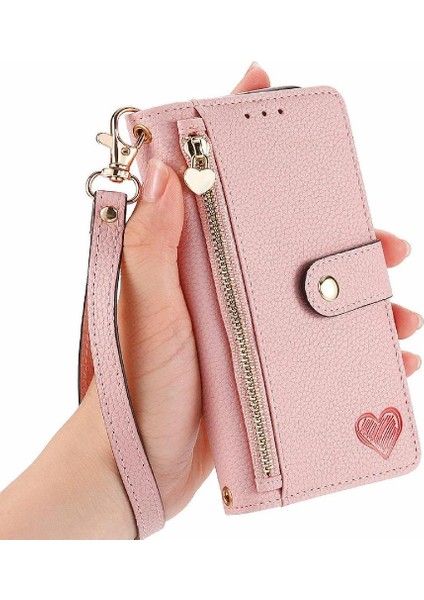 Huawei Pura 70 Pro Için Flip Case Artı Aşk Cüzdan Fermuar Darbeye Vaka (Yurt Dışından)