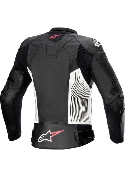 Stella Gp Plus V4 Deri Korumalı Kadın Motosiklent Montu Siyah / Beyaz / Pembe fiyatları