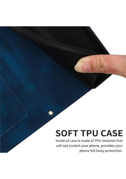 Cüzdan Kılıf IPhone 15 Pro Max Kart Tutucu Anti Scratch Pu Deri (Yurt Dışından)