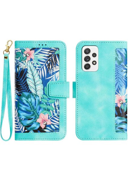 Cüzdan Kılıf Samsung Galaxy A73 5g Manyetik Kapatma Anti Scratch Pu (Yurt Dışından)