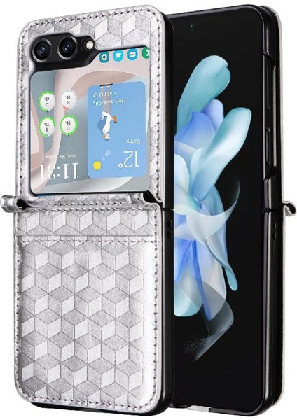 Samsung Galaxy Z Flip 6 Kart Yuvaları Tutucu Manyetik Kapatma Için Flip Case (Yurt Dışından)