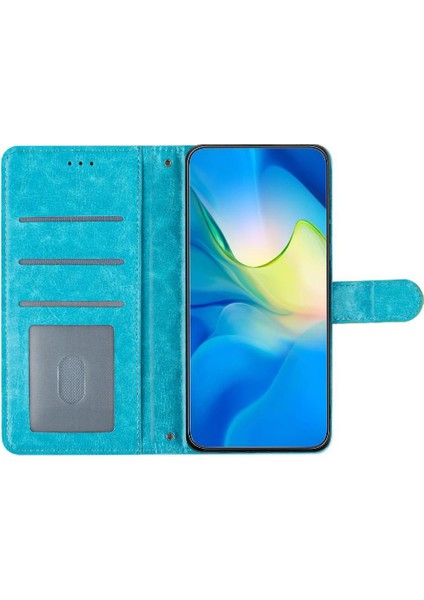 IPhone 14 Için Flip Case Pro Max Tpu Darbeye Kart Yuvaları Tutucu Kickstand (Yurt Dışından)