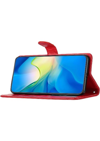 IPhone 14 Için Flip Case Pro Max Tpu Darbeye Kart Yuvaları Tutucu Kickstand (Yurt Dışından)