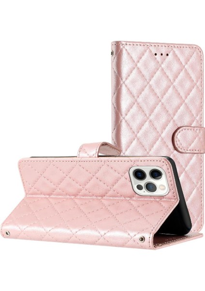 IPhone 13 Için Flip Case Pro Max Tpu Darbeye Pu Deri Cüzdan Kickstand (Yurt Dışından)