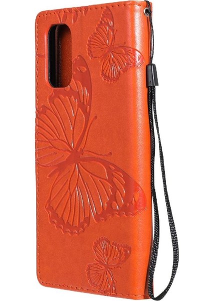 Kart Yuvası Standı Pu Deri ile Realme 7 Pro Flip Kickstand Için Flip Case (Yurt Dışından)