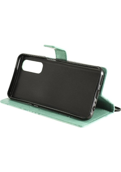 Kart Yuvası Standı ile Realme 7 Için Flip Case Pu Deri Flip Kickstand (Yurt Dışından) modelleri