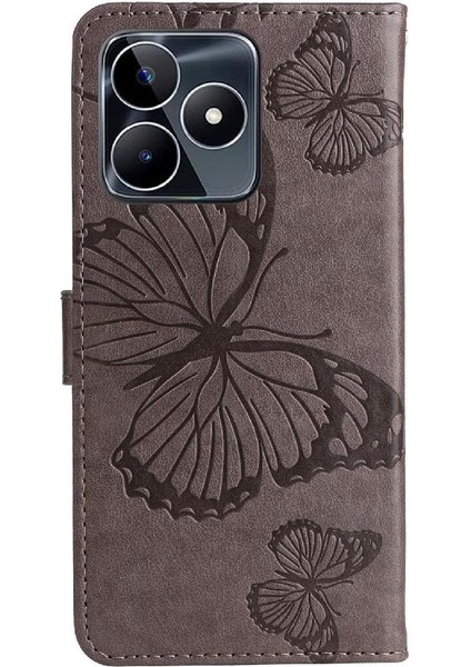 Realme C53 Manyetik Kapak Flip Kickstand Için Flip Case Kart Yuvası ile Pu (Yurt Dışından) indirimleri