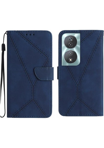 Onur X7B Dikiş Kabartmalı Yumuşak Pu Deri Yüksek Kalite Için Flip Case (Yurt Dışından)