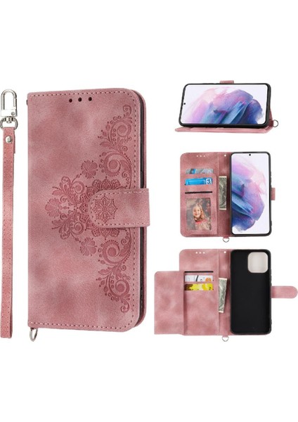 Samsung Galaxy S21 Artı Bileklik Çoklu Kredi Kartı Yuvaları Için Flip Case (Yurt Dışından)