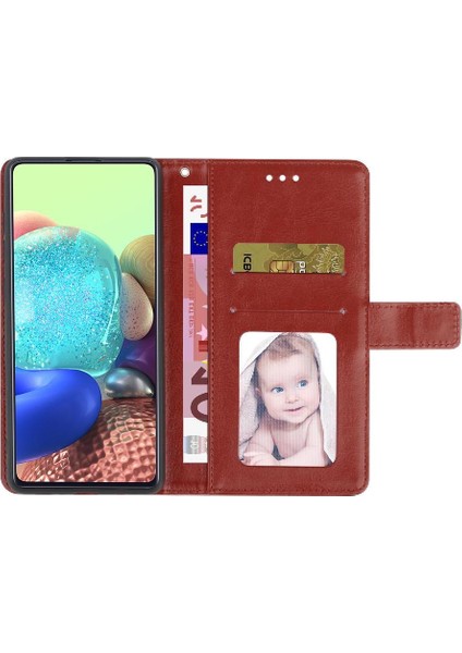 Oppo A60 4g Için Kılıf Kapak Kapak Kitap Katlanır Deri Cüzdan Darbeye Tpu (Yurt Dışından)