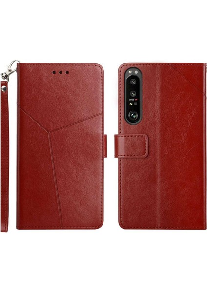 Sony Xperia 1 Vı Için Flip Case Deri Cüzdan Darbeye Tpu Kabuk Çevirme (Yurt Dışından)