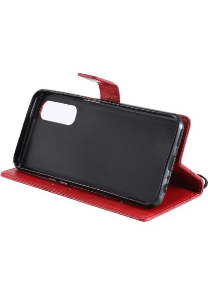 Kart Yuvası Standı ile Realme 7 Için Flip Case Pu Deri Flip Kickstand (Yurt Dışından) indirimleri