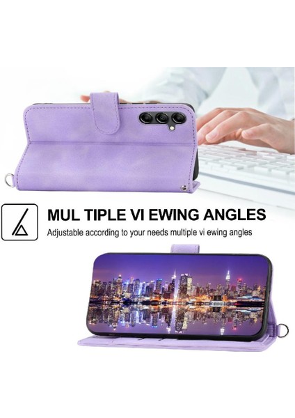 Samsung Galaxy A34 Çoklu Kredi Kartı Yuvaları Için Flip Case Darbeye (Yurt Dışından) fırsatları