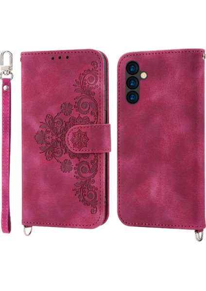 Samsung Galaxy A14 5g Kabartmalı Çoklu Kredi Kartı Yuvaları Için Flip Case (Yurt Dışından)