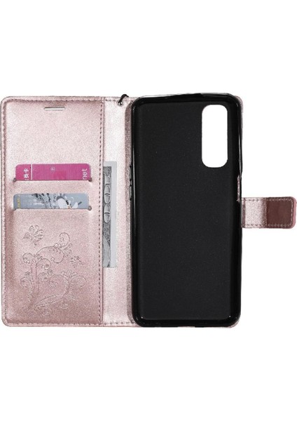 Kart Yuvası Standı ile Realme 7 Için Flip Case Pu Deri Flip Kickstand (Yurt Dışından) modelleri