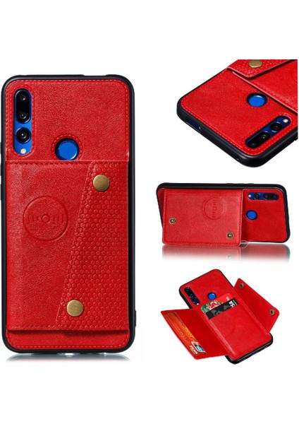 Cüzdan Kılıf Için Huawei P Akıllı Z Buit Demir Cüzdan Kılıf Darbeye Kart (Yurt Dışından)