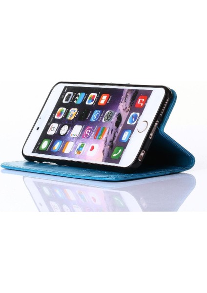 IPhone 6 Bilek Kayışı Manyetik Kapatma Kart Tutucu Kickstand Için Filp Durumda (Yurt Dışından)