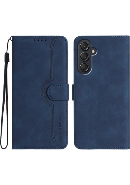 Samsung Galaxy M55 Kılıf Dahili Mıknatıs Kapak Cüzdan Pu ile Uyumlu (Yurt Dışından)